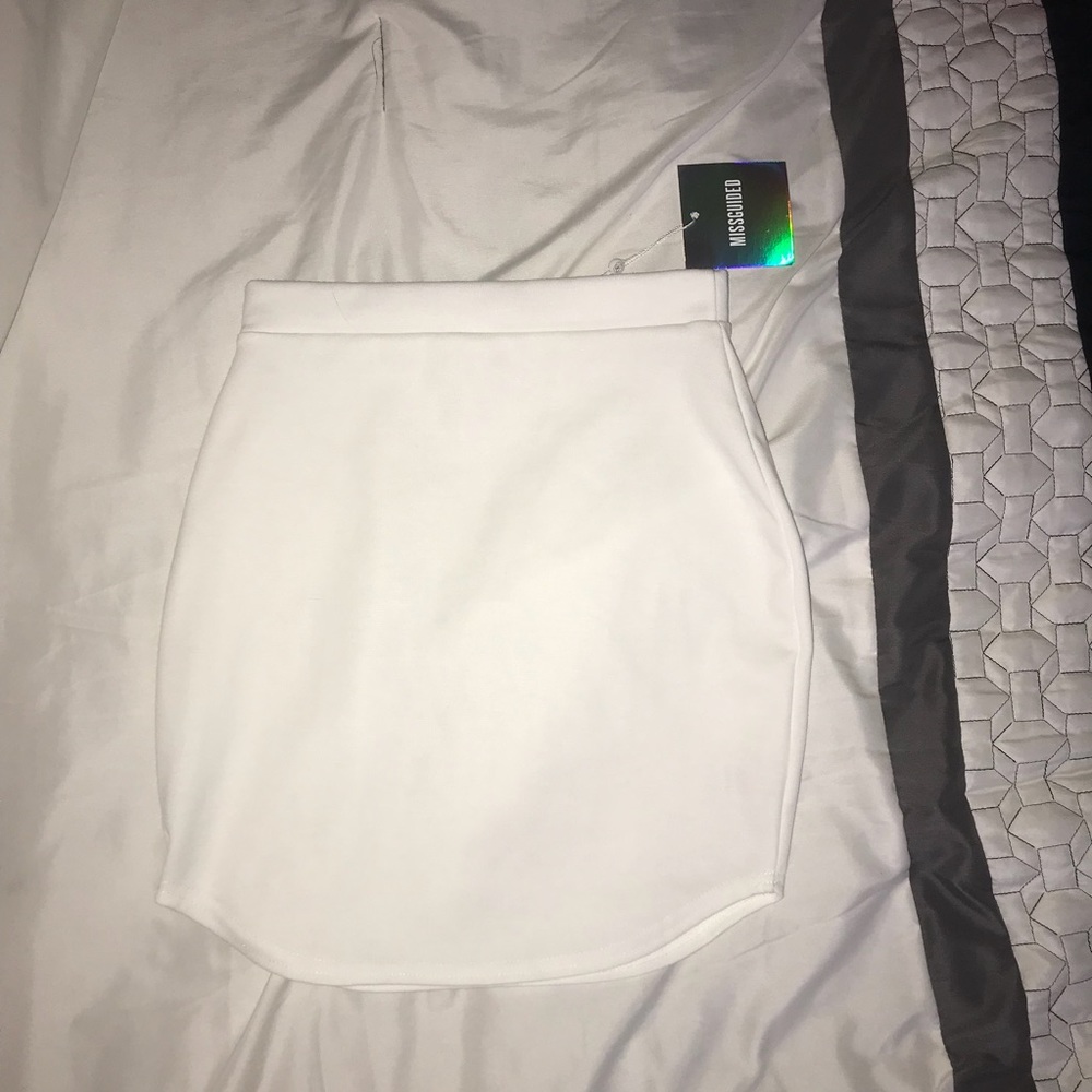 White skirt